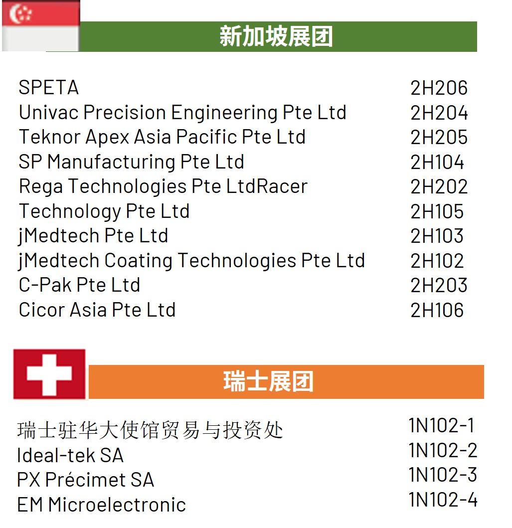 新加坡展團(tuán)&瑞士展團(tuán)