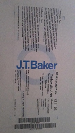 BAKERBOND Carboxylic Acid��ȡ�������r(n��ng)��