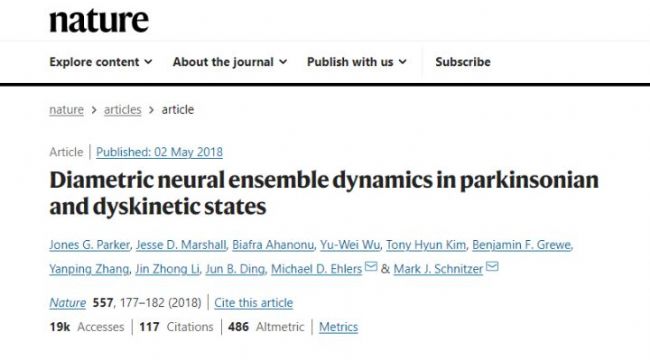 Inscopix揭示帕金森疾病的動態(tài)過程-滔博生物