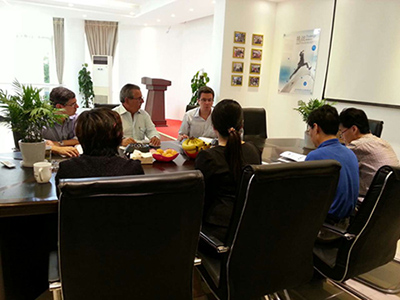 委瑞瑞拉和墨西哥客戶(hù)來(lái)上海盧湘儀洽談?dòng)嗁?gòu)事宜