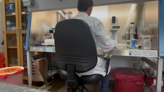 Christopher Rice working